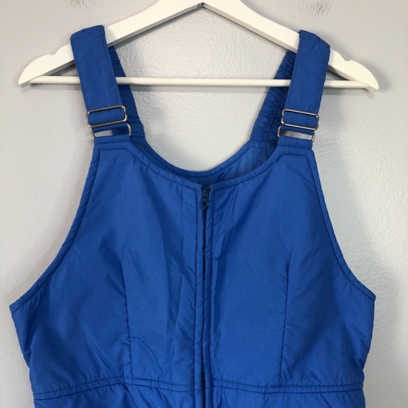 Profile Vintage Blue Ski Snow Suit Bib Overalls Large - Picture 4 of 15